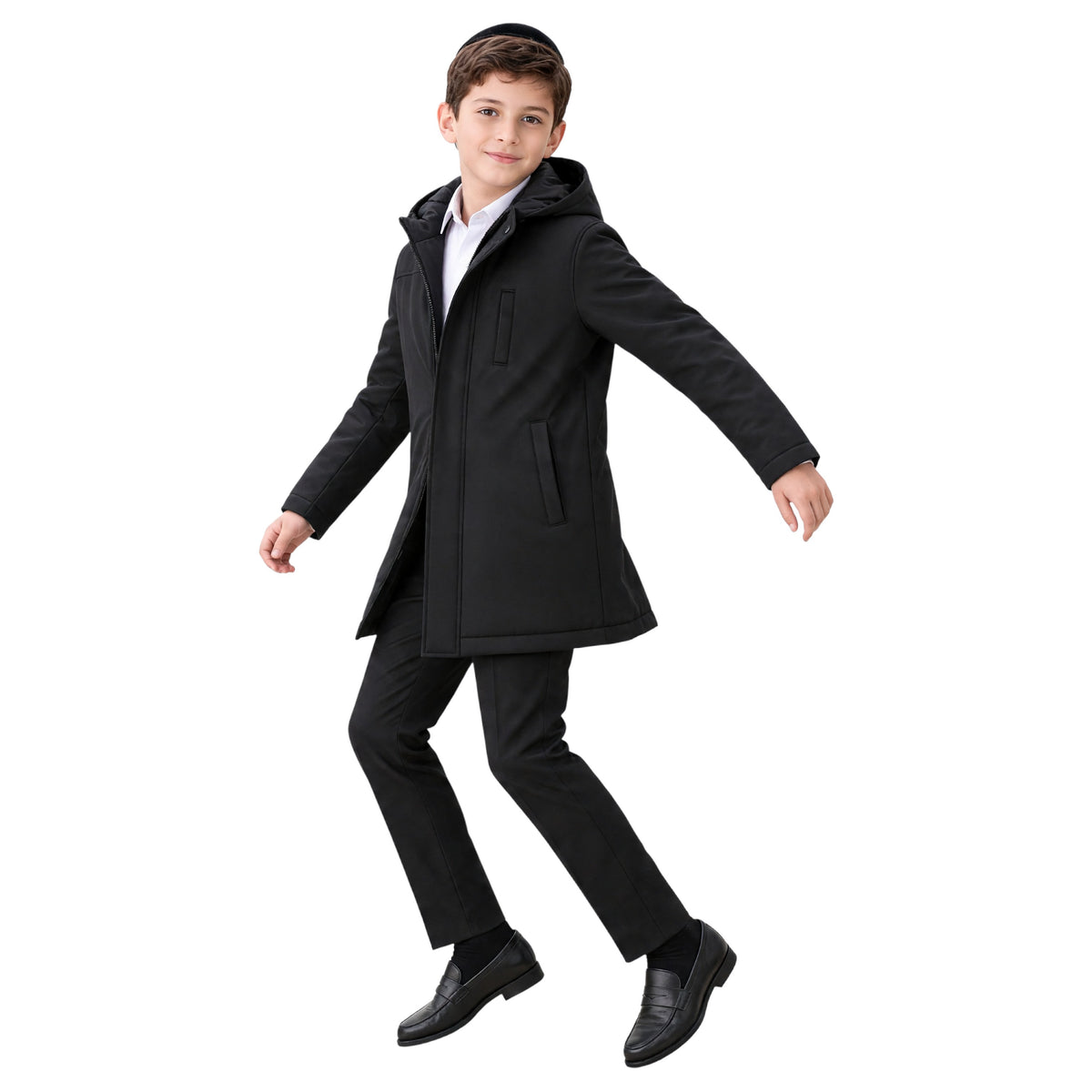 T.O Collection Jackson Boys' Down Puffer Coat  Black