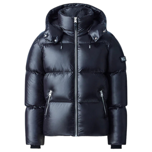 Mackage  KENT-Z Lustrous Light Down Jacket With Hood In Black