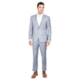 TS-Light Grey Stretch Suit