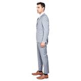TS-Light Grey Stretch Suit