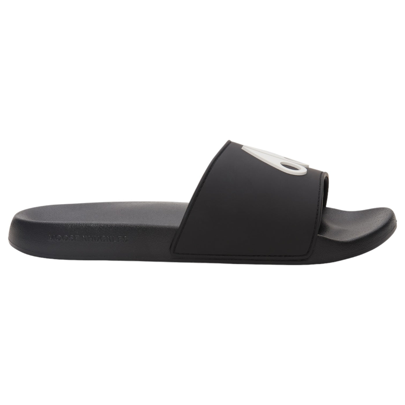 サンダル MOOSE KNUCKLES Men Sandals Black M14MA503 292 Moose Knuckles Men's Icon Logo Sport Slides M14MA503-292/891