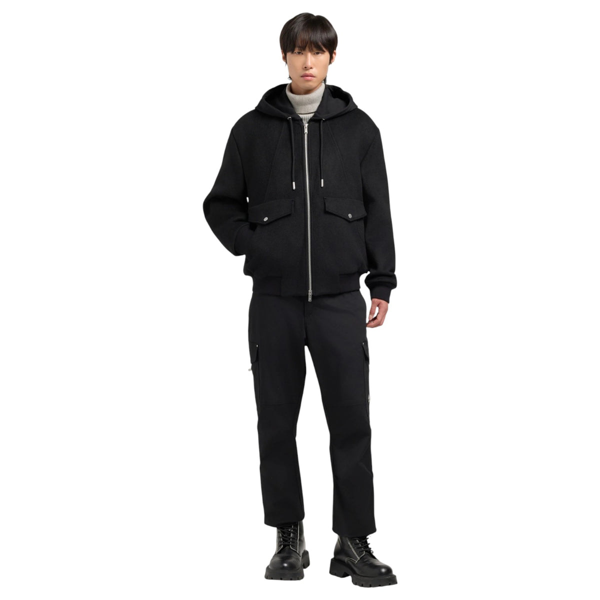 Moose Knuckles Ellington Bomber Jacket Blk/Blk M35MW404-313