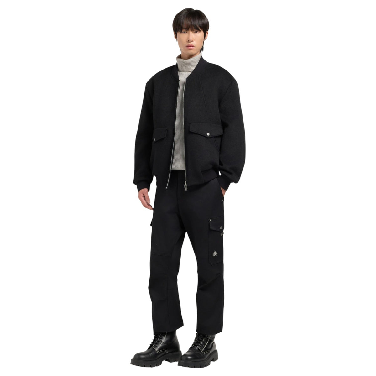Moose Knuckles Ellington Bomber Jacket Blk/Blk M35MW404-313