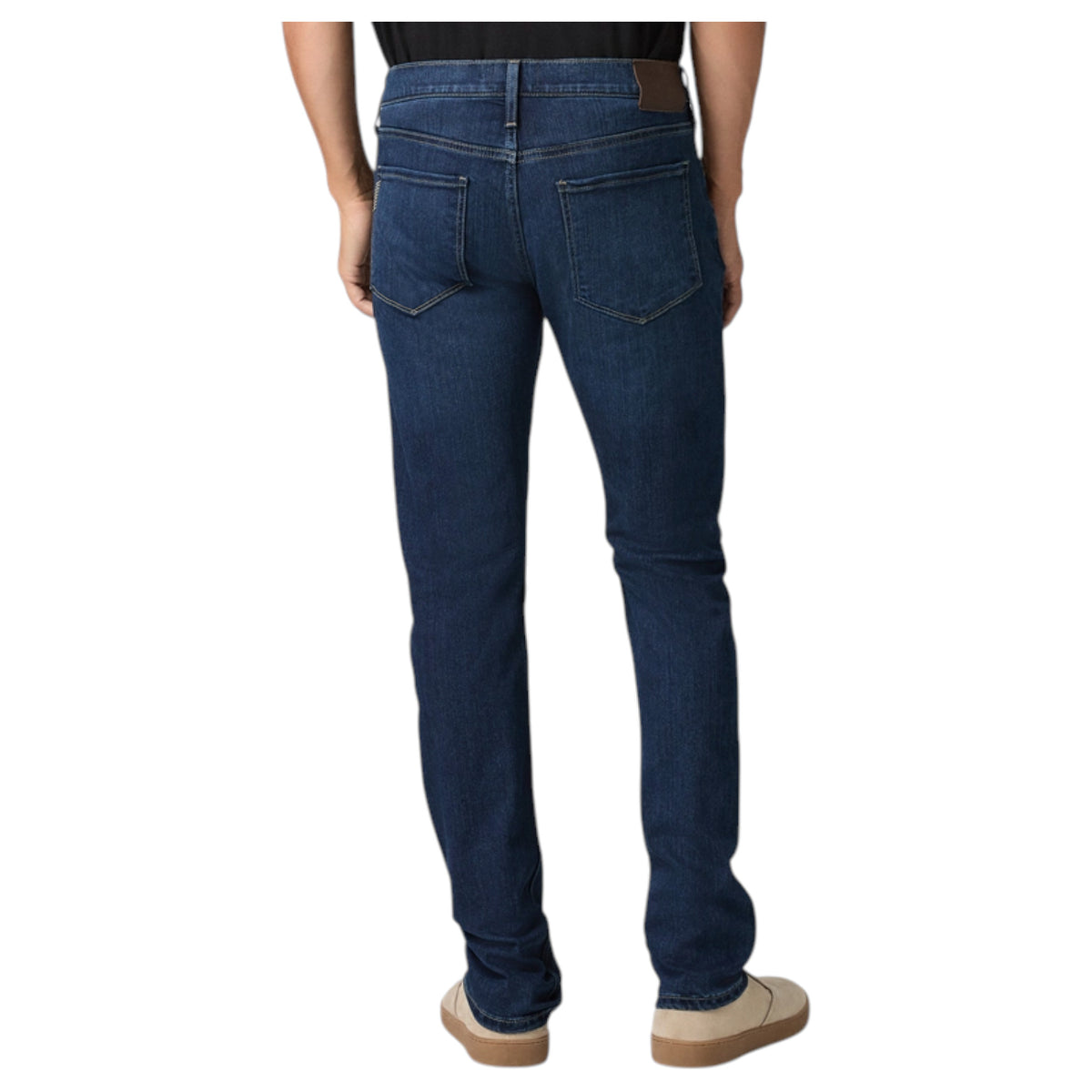 PAIGE Lennox 32" Slim Fit Jeans – Amherst Deep Blue
