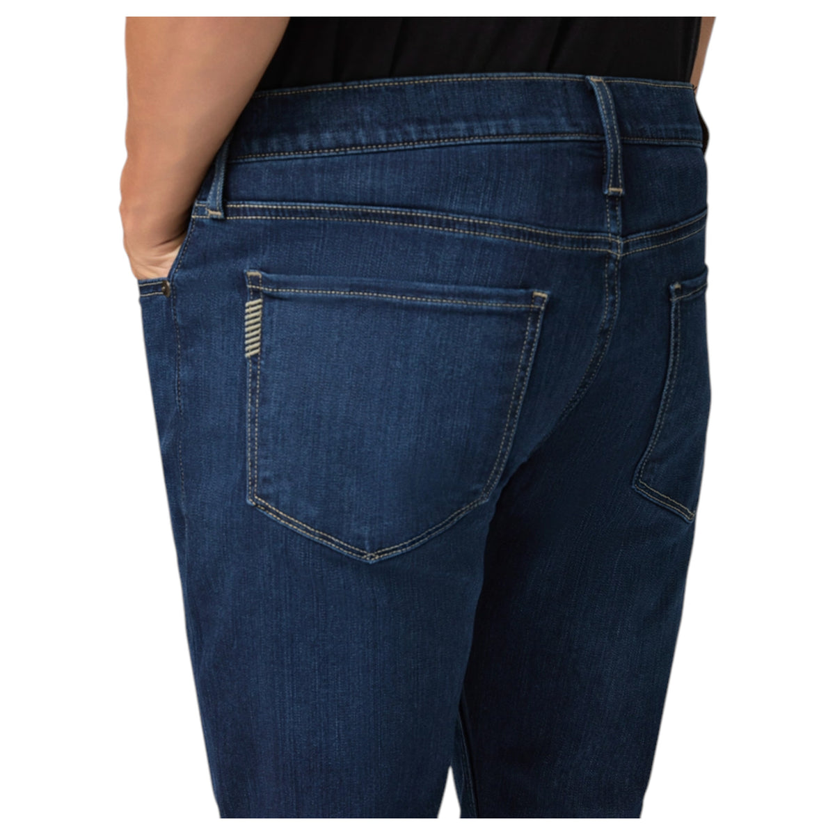 PAIGE Lennox 32" Slim Fit Jeans – Amherst Deep Blue