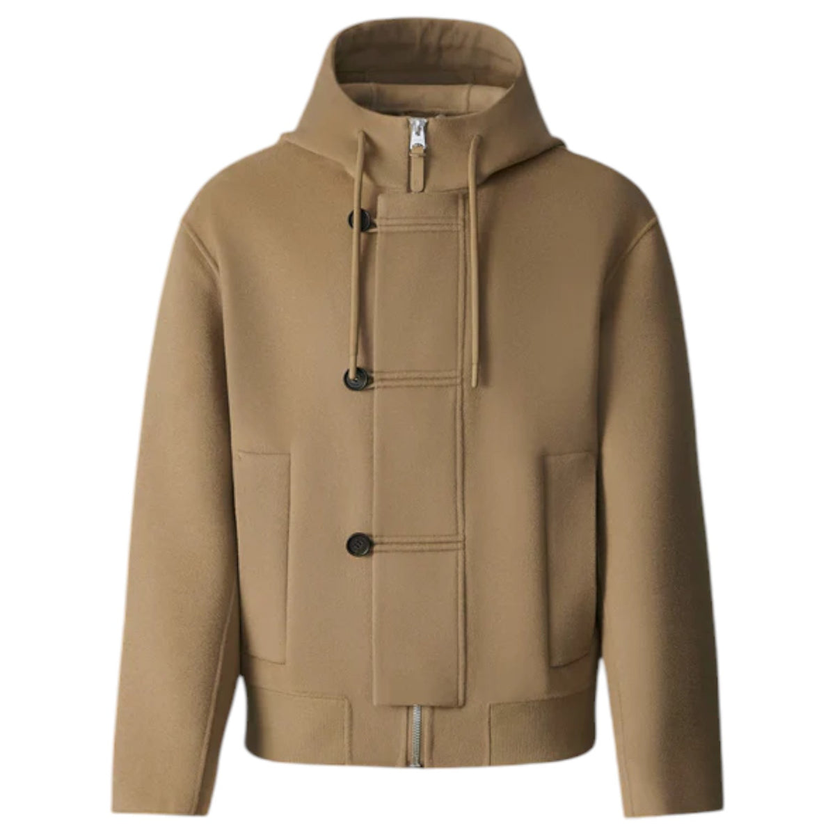 Mackage Malik Double-Face Wool Hooded Jacket
