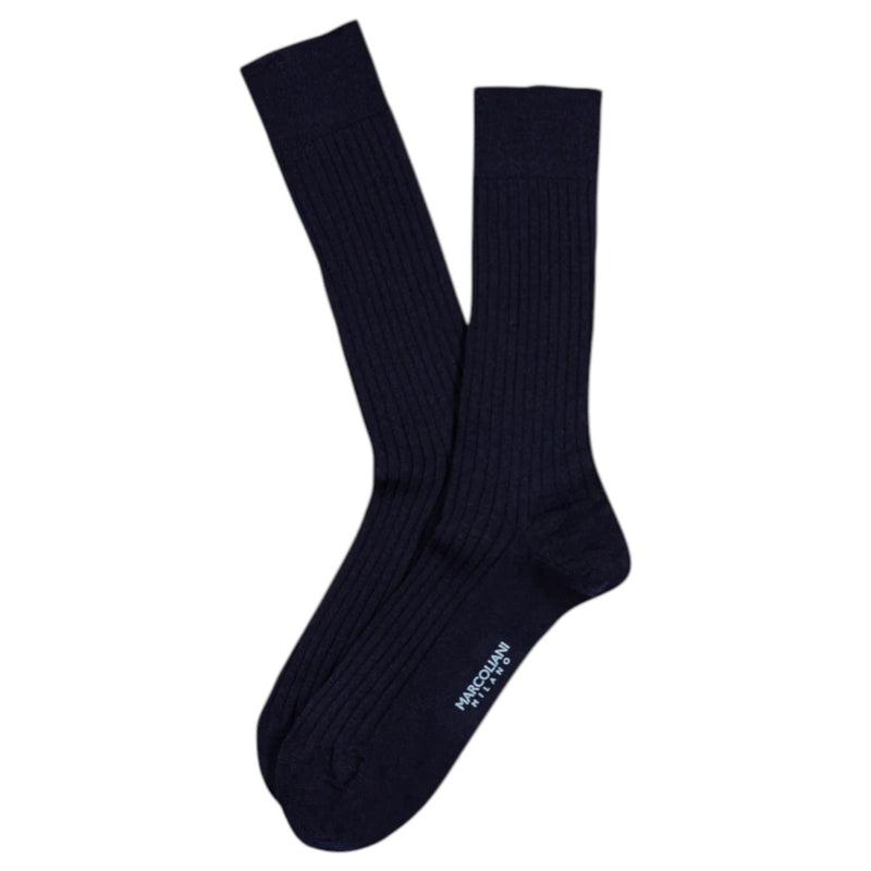 Marcoliani Birdseye Merino Wool Ribbed Socks  MAR2740T