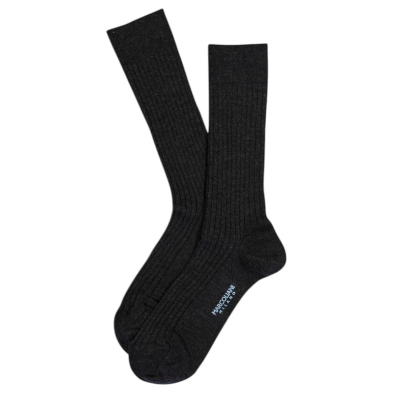 Marcoliani Birdseye Merino Wool Ribbed Socks  MAR2740T