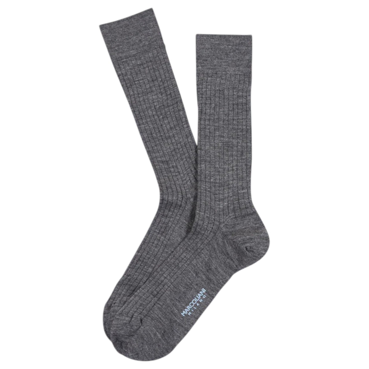 Marcoliani Birdseye Merino Wool Ribbed Socks  MAR2740T