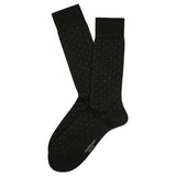 Marcoliani Pin Dot Motif Pima Cotton Mid-Calf Sock - MAR2772T