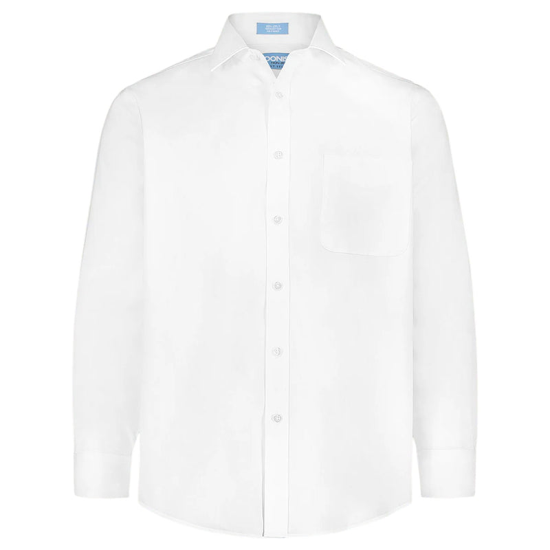 Adonis Luxury Twill Men's White Shirts  MCBTC301