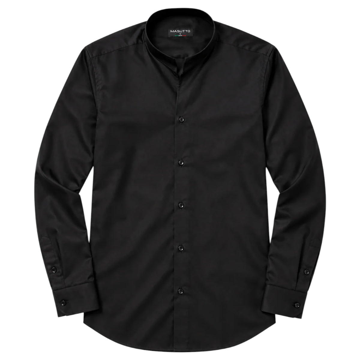 MASUTTO Tonali Men’s Long Sleeve Shirt with Tulip Collar