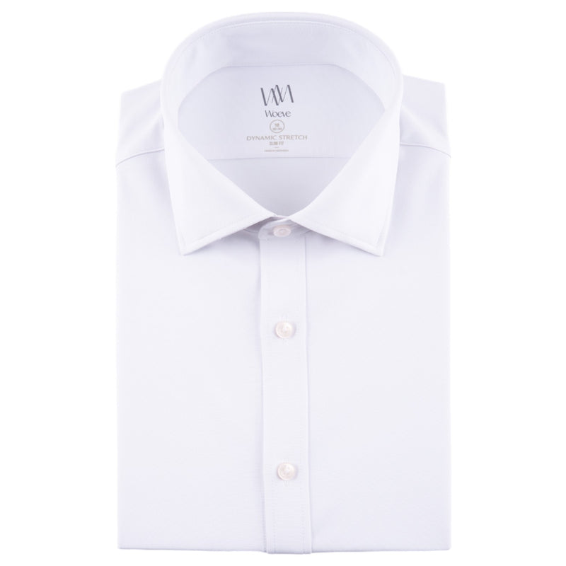 Woeve White Stretch Shirt  WBBS2013