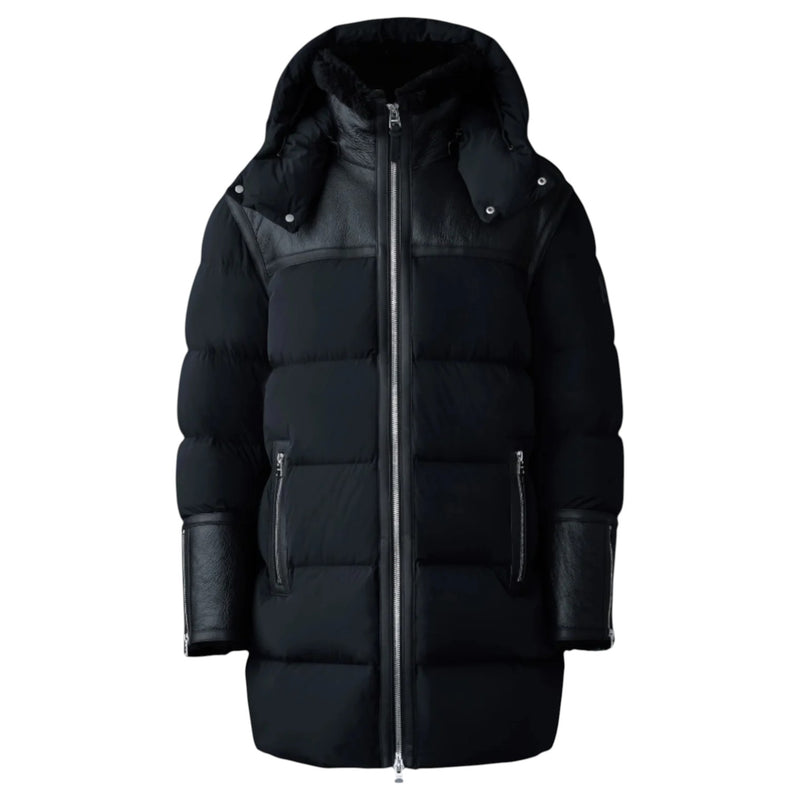 Mackage Men's Nicholas Mixed-Media Shearling Down Parka