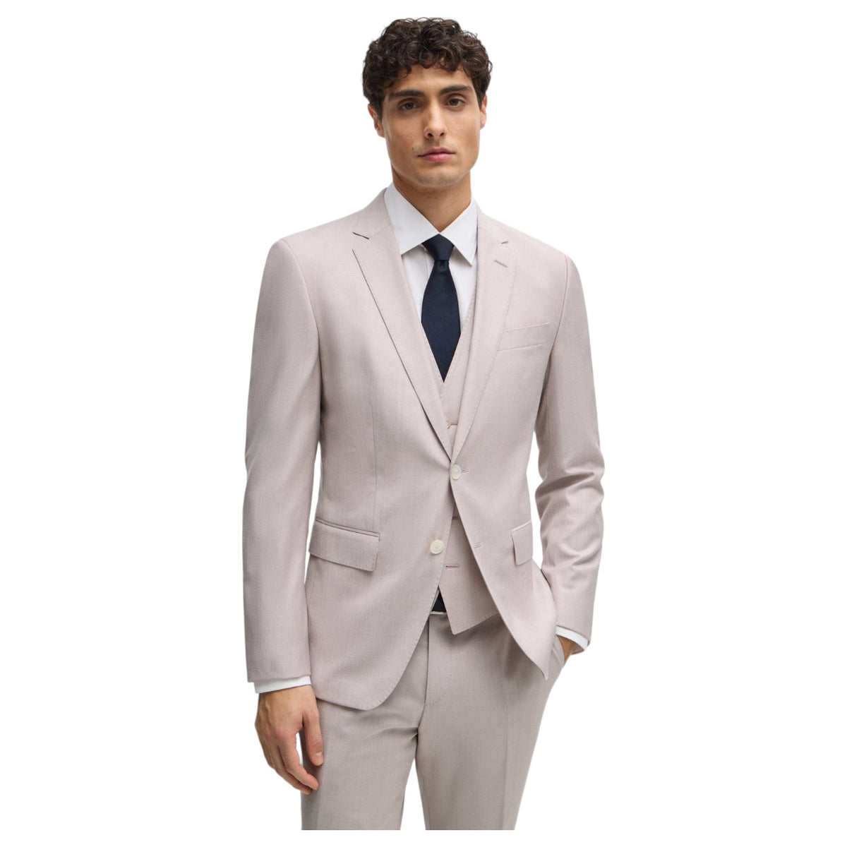 HUGO BOSS 3 Piece Suit In Pink  50514646 699