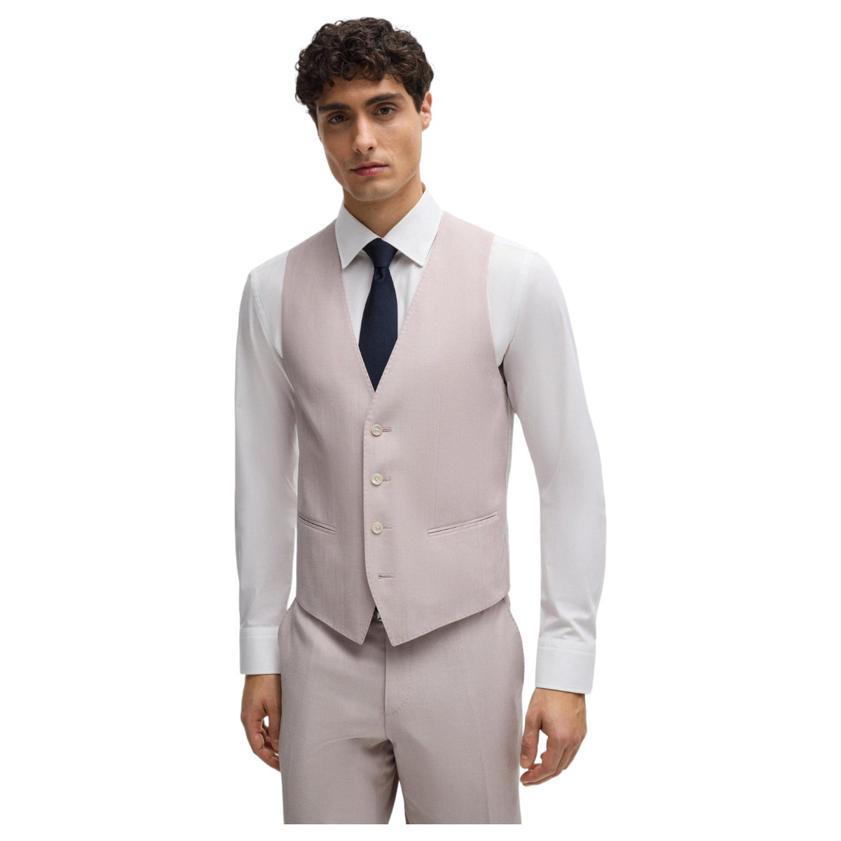 HUGO BOSS 3 Piece Suit In Pink  50514646 699