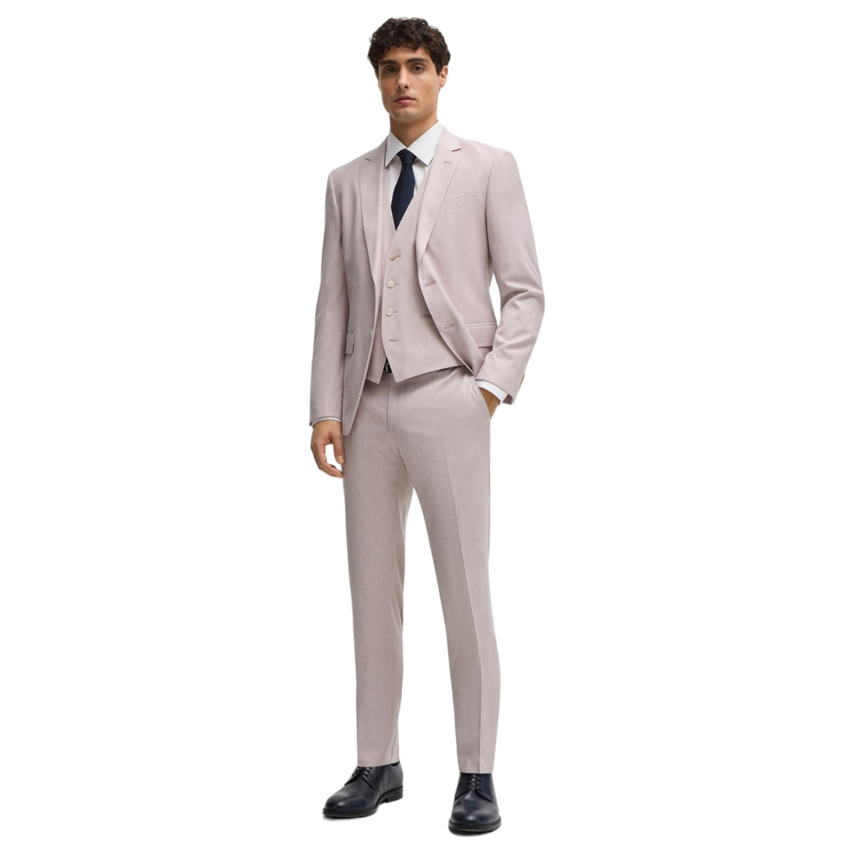HUGO BOSS 3 Piece Suit In Pink  50514646 699