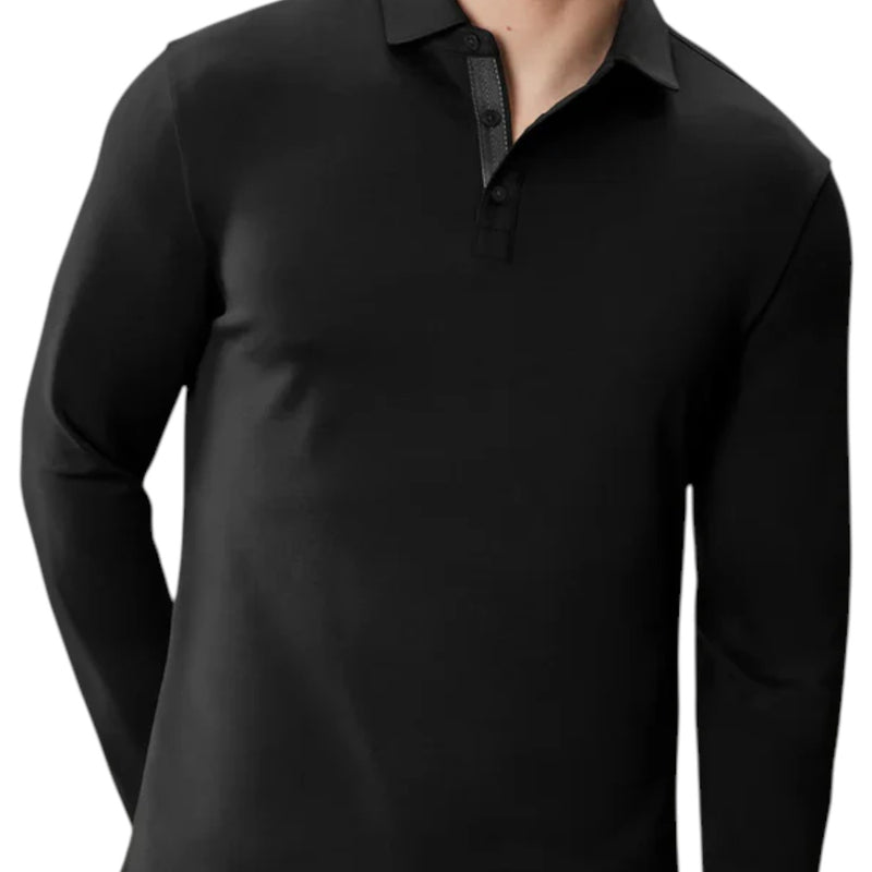 Robert Barakett Long Sleeve Casual Polo Shirt in Multiple Colors  RB52559