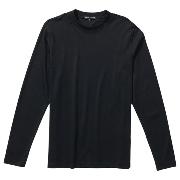 Robert Barakett Geogia High Crew Long Sleeve Tee In Black  RB82247 Black