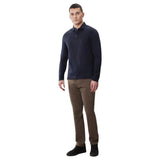 Robert Barakett Long Sleeve Casual Polo Shirt in Multiple Colors  RB52559
