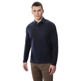 Robert Barakett Long Sleeve Casual Polo Shirt in Multiple Colors  RB52559