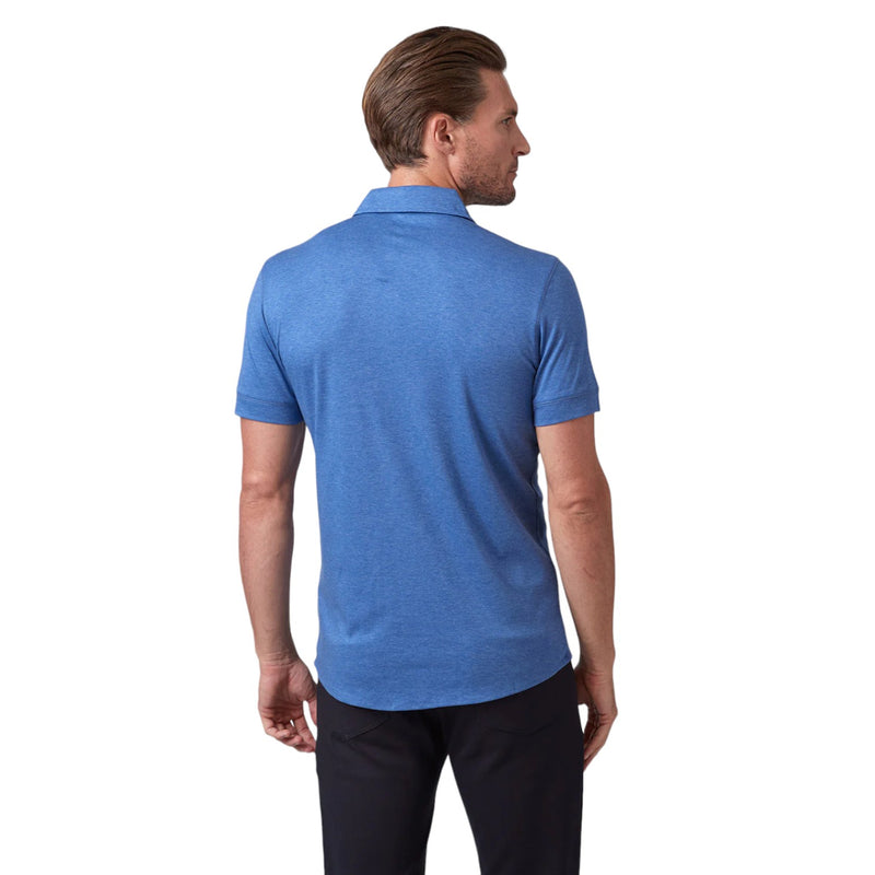 Raffi Linden Button-Down Short Sleeve Shirt  RW22210 POOL