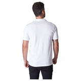 Raffi The Samuel Zip Up Polo Shirt In White  RW22586-Z White