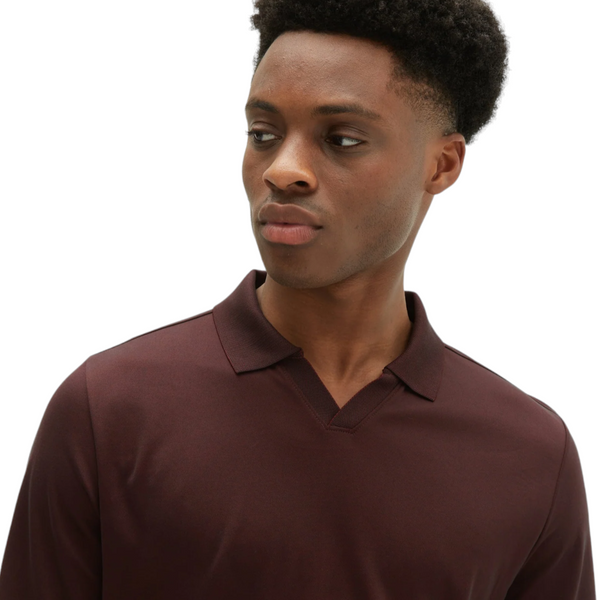 Robert Barakett Adison Open Collar Polo RB22141 PORT