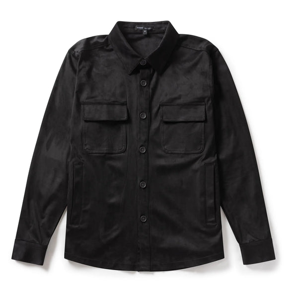 Robert Barakett Renoir Shirt Jacket RB21027 BLK