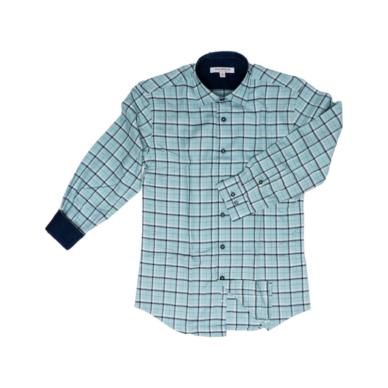 isaac mizrahi men's dress shirts Amazon.com: Isaac Mizrahi 71364FC Men's Slim Fit French Cuff Cotton Shirt - Black