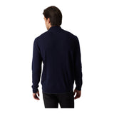 Raffi Classic Men's Mock Neck Sweater in 100% Merino Wool  HWC19398 Navy