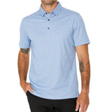 7 Diamonds Performance Polo  SMP-1473 BLU