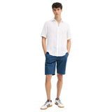 BOSS ORANGE Men's White Linen Shirt  50537382 100