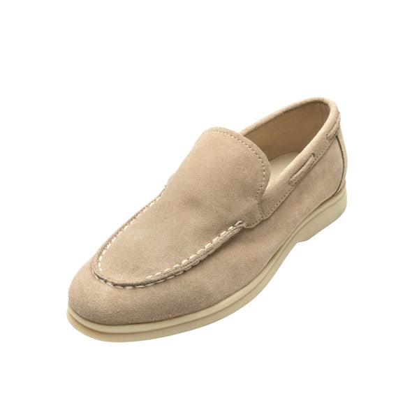 AXNY Boys Suede Shoes In Beige  SS4101