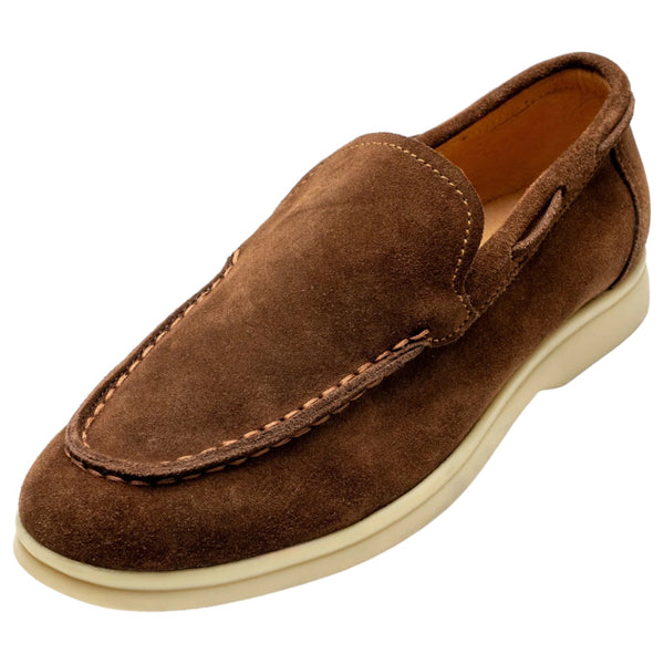 AXNY Boys Suede Shoes In Brown  SS4101 Brown