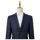 Sartoria Tosi Blue Check Suit Modern Fit  ST-503