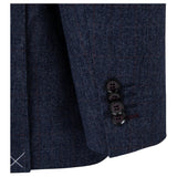 Sartoria Tosi Blue Check Suit Modern Fit  ST-503