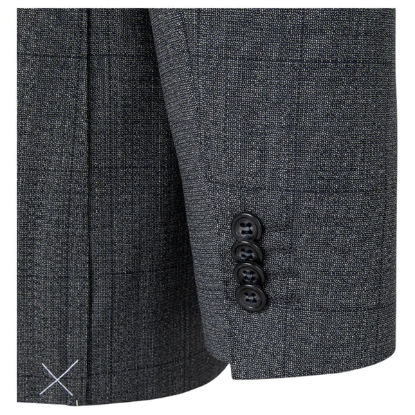 Sartoria Tosi Grey Check Suit Modern Fit  ST-505