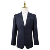 Sartoria Tosi Navy Pinstripe Suit  ST-LX-506