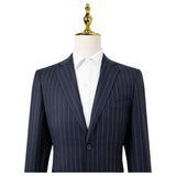 Sartoria Tosi Navy Pinstripe Suit  ST-LX-506