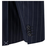 Sartoria Tosi Navy Pinstripe Suit  ST-LX-506