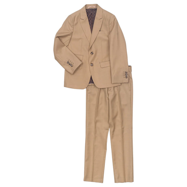 ST2005 Wool Blend Boys Sand Isaac Mizrahi Suit