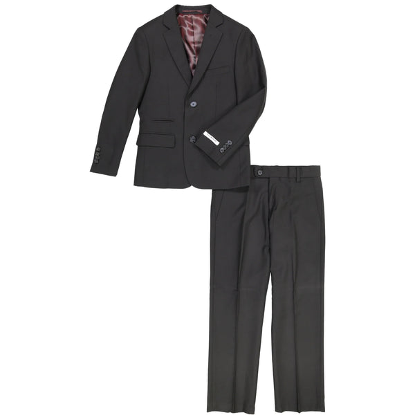 ST2005 Wool Blend Boys Black Isaac Mizrahi Suit