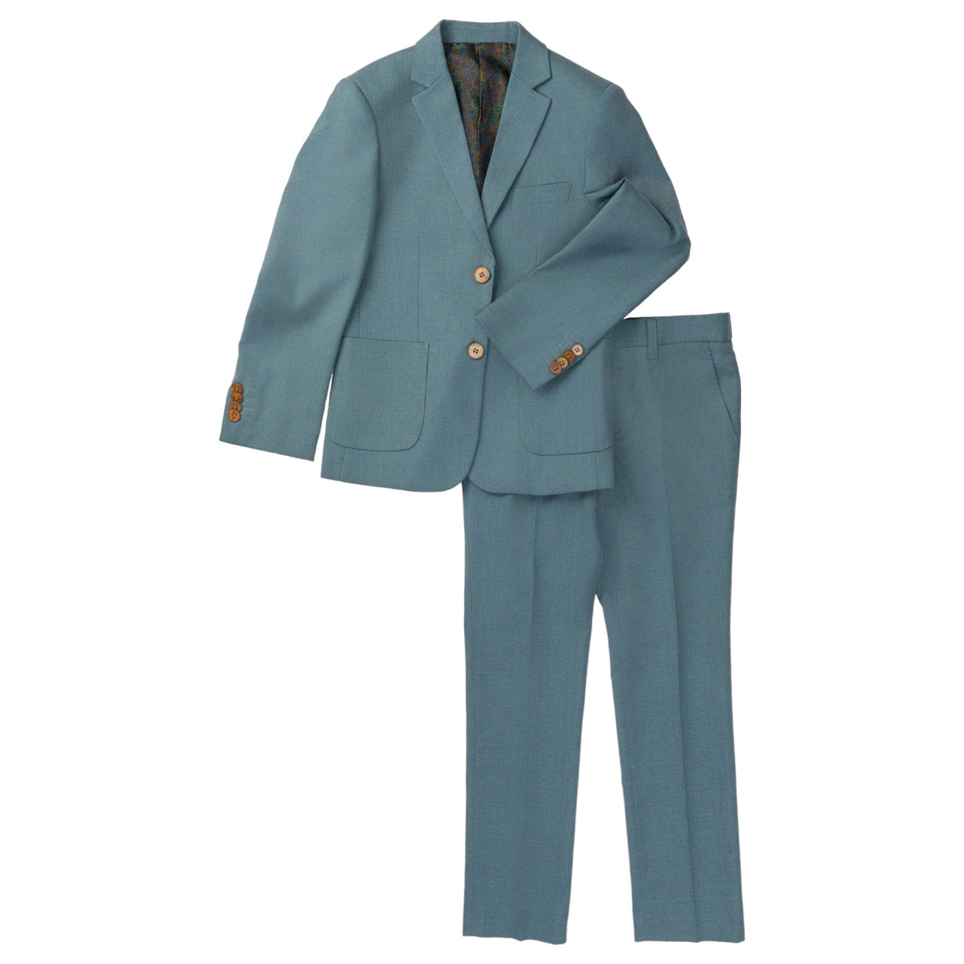 Boys Sport Coat Isaac Mizrahi Slim Fit Boy's Solid Wool Blend Suit