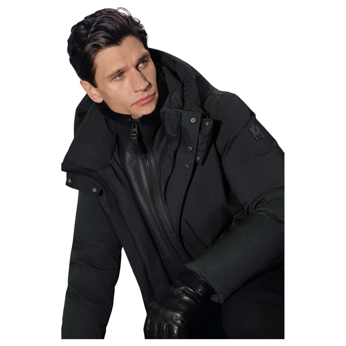 Mackage SULLIVAN-Z Men's 2-in-1 Nordic Tech Down Coat Black