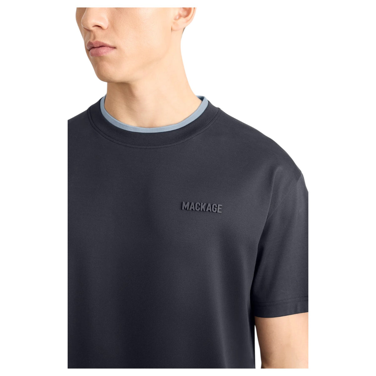 Mackage TEE-MNV Double Crewneck Collar T-Shirt