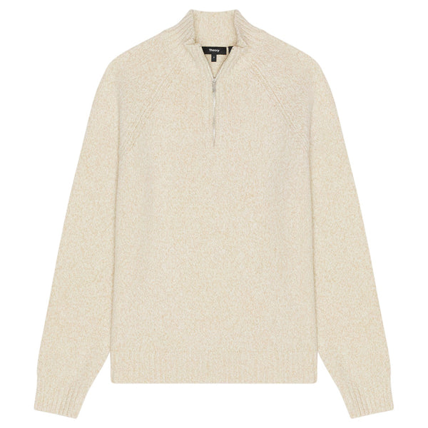 Theory Quarter-Zip Sweater in Wool-Blend Twist  P0981709