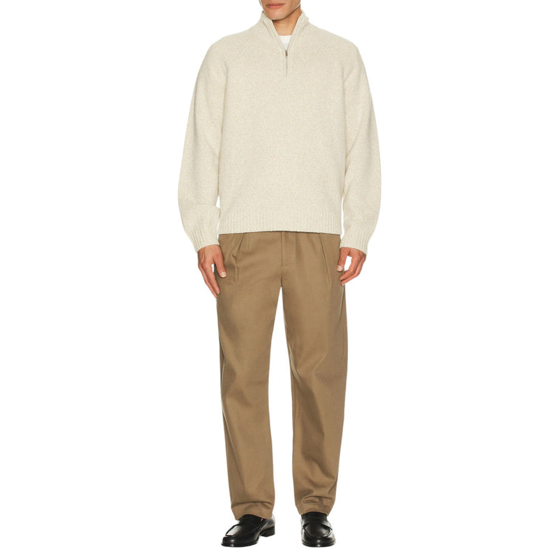 Theory Quarter-Zip Sweater in Wool-Blend Twist  P0981709