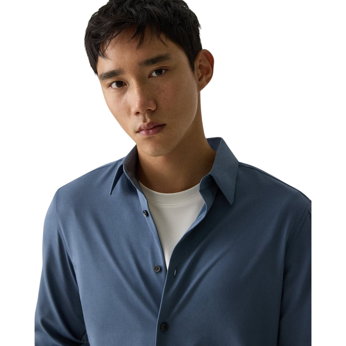 Theory Sylvain Shirt in Structure Knit  J0794505