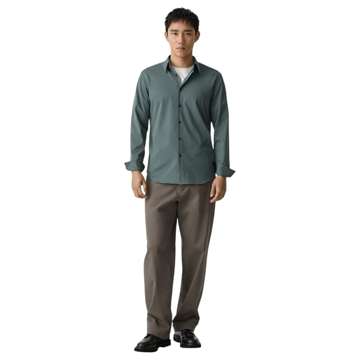 Theory Sylvain Shirt in Structure Knit  J0794505